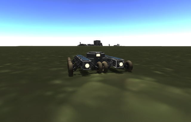 RC-1 cruising the grasslands