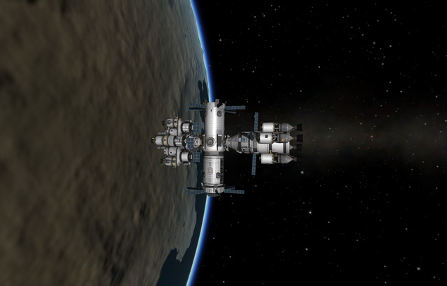 Keptune mission ready in Kerbin orbit