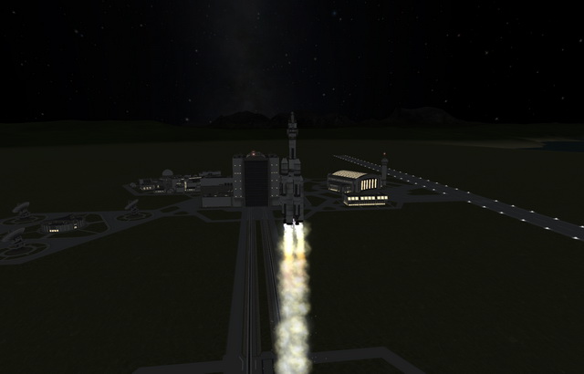 Night launch to the Mun