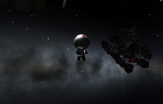 Bob Kerman goes EVA to collect the Kassie III-D lander